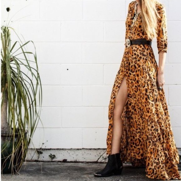 *SOLD* Spell and the gypsy wild ones amber gown - Picture 3 of 8